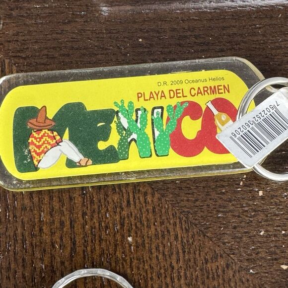 Souvenir Keychain Lot Aruba London Ottawa Chicago New York Mexico San Diego - Picture 7 of 12